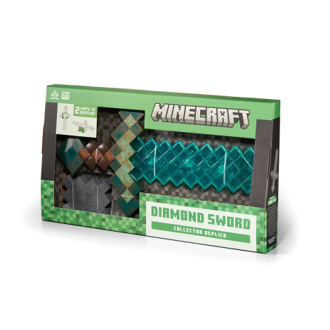 Réplica da espada de diamante Minecraft