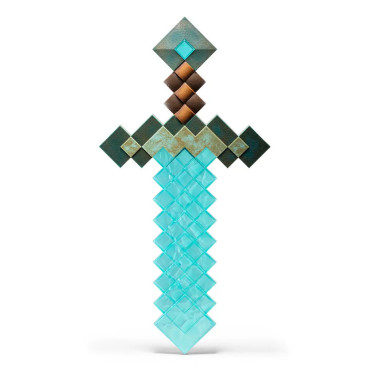 Réplica da espada de diamante Minecraft