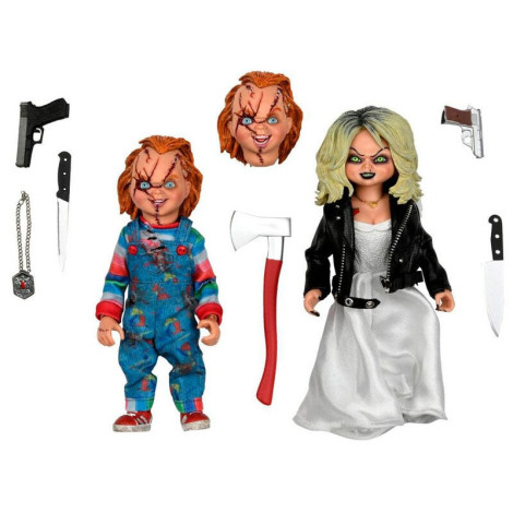 Pack de 2 figuras Chucky e Tiffany 15 cm Neca