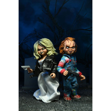 Pack de 2 figuras Chucky e Tiffany 15 cm Neca