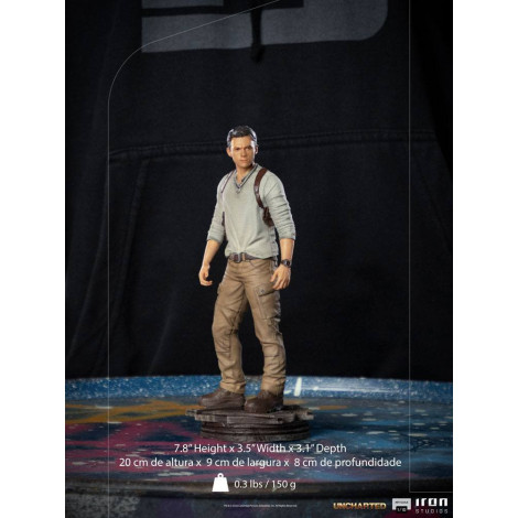 Figura 1/10 Nathan Drake Uncharted Iron Studios Art Scale 20 cm