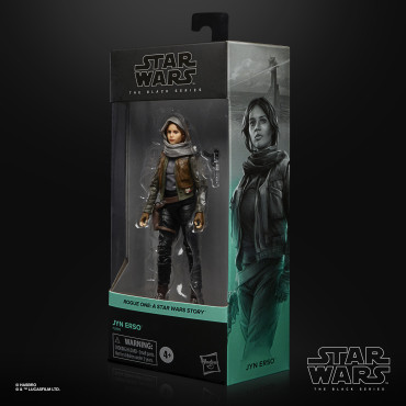 Figura da Série Negra de Jyn Erso Star Wars