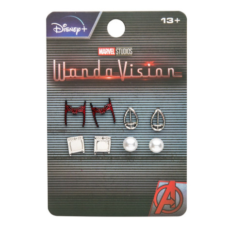 Conjunto de brincos Marvel Wandavision Tv Series