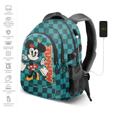 Mochila Turquesa da Minnie Mouse