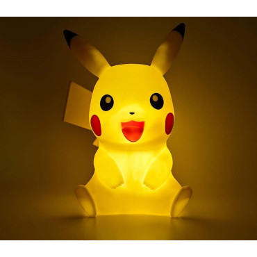 Candeeiro LED 3D Pikachu Pokemon LED 40 cm