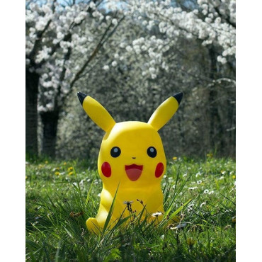 Candeeiro LED 3D Pikachu Pokemon LED 40 cm