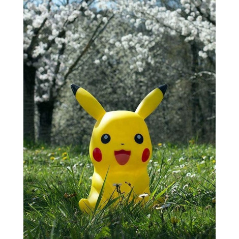 Candeeiro LED 3D Pikachu Pokemon LED 40 cm