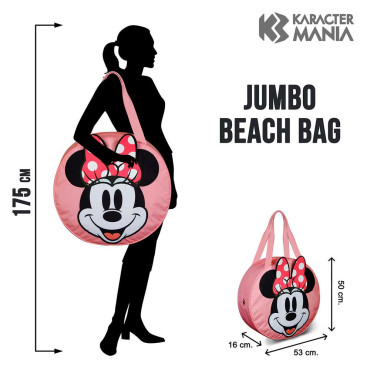 Saco de praia Jumbo da Disney Minnie Mouse