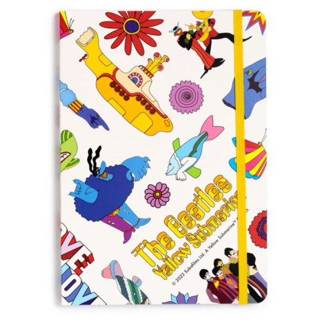 Bloco de notas A5 The Beatles Yellow Submarine