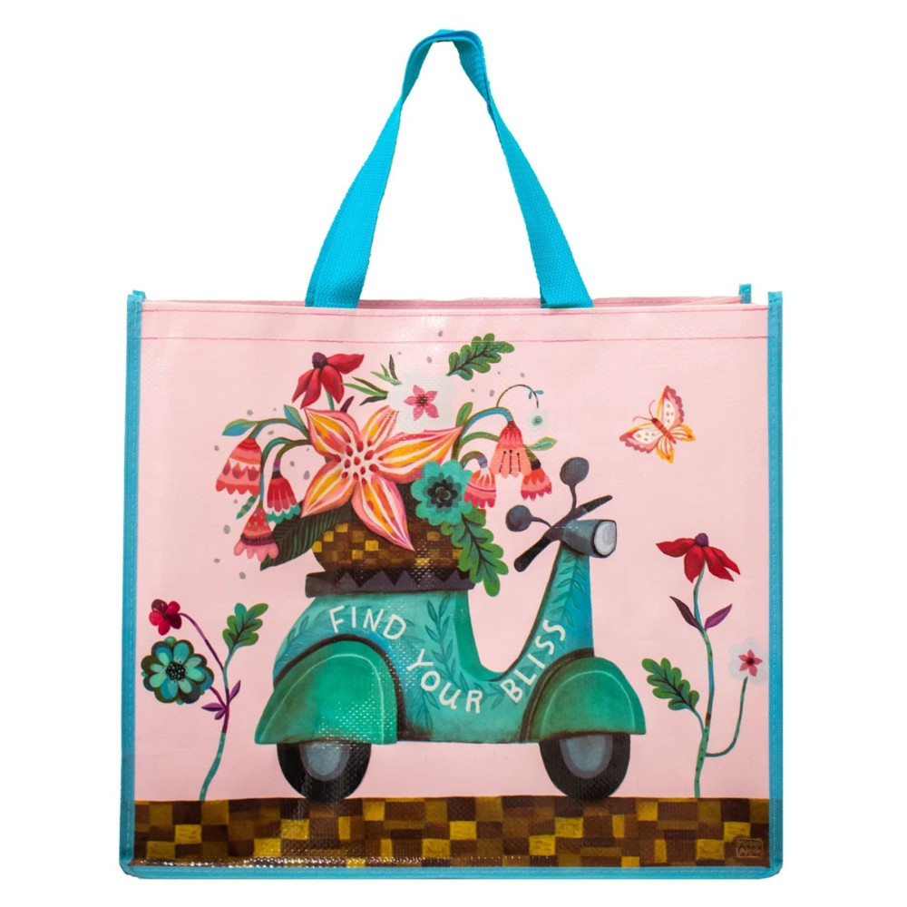 Saco de compras flores scooter flores Allen designs