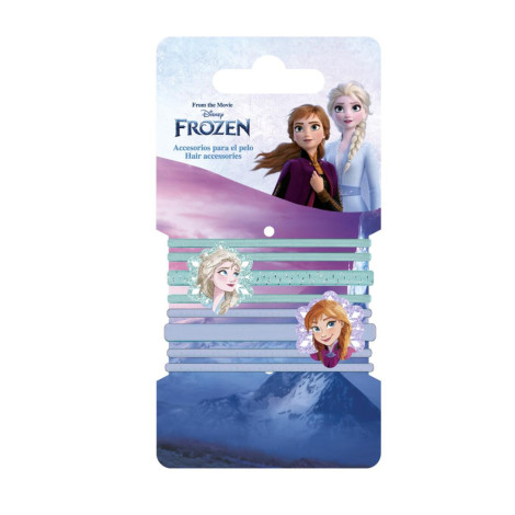 ACCESORIOS PELO ELÁSTICOS 8 PIEZAS FROZEN