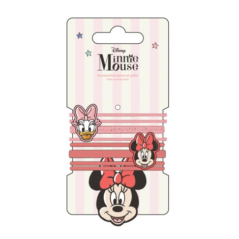 ACCESORIOS PELO ELÁSTICOS 8 PIEZAS MINNIE