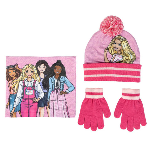 CONJUNTO 3 PIEZAS SNOOD BARBIE