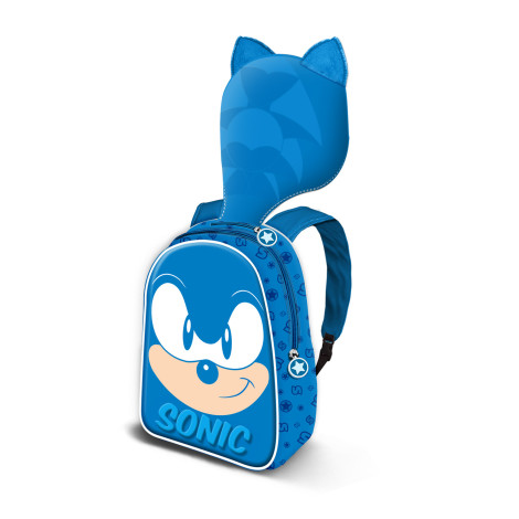 Mochila com capuz Sonic