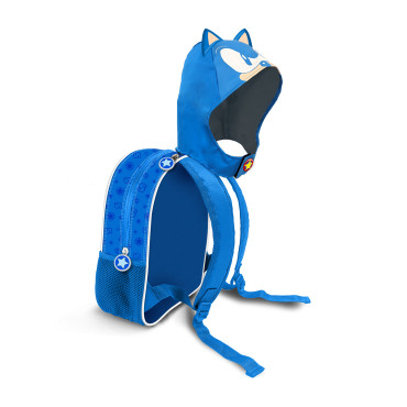 Mochila com capuz Sonic