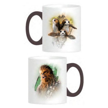 Caneca Chewbacca e Porgs Star Wars