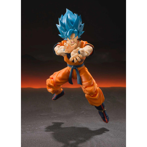 Dragon Ball Tamashii Nations Goku Super Saiyan God Figure 14 cm