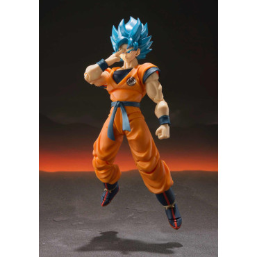 Dragon Ball Tamashii Nations Goku Super Saiyan God Figure 14 cm