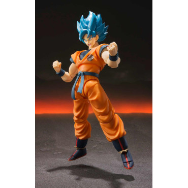 Dragon Ball Tamashii Nations Goku Super Saiyan God Figure 14 cm