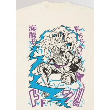 One Piece T-shirt Sun God Nika Luffy Fabricada no Japão