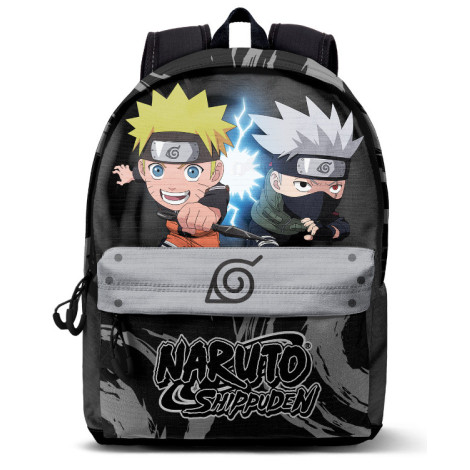 Mochila com bandana Naruto e Kakashi 44cm