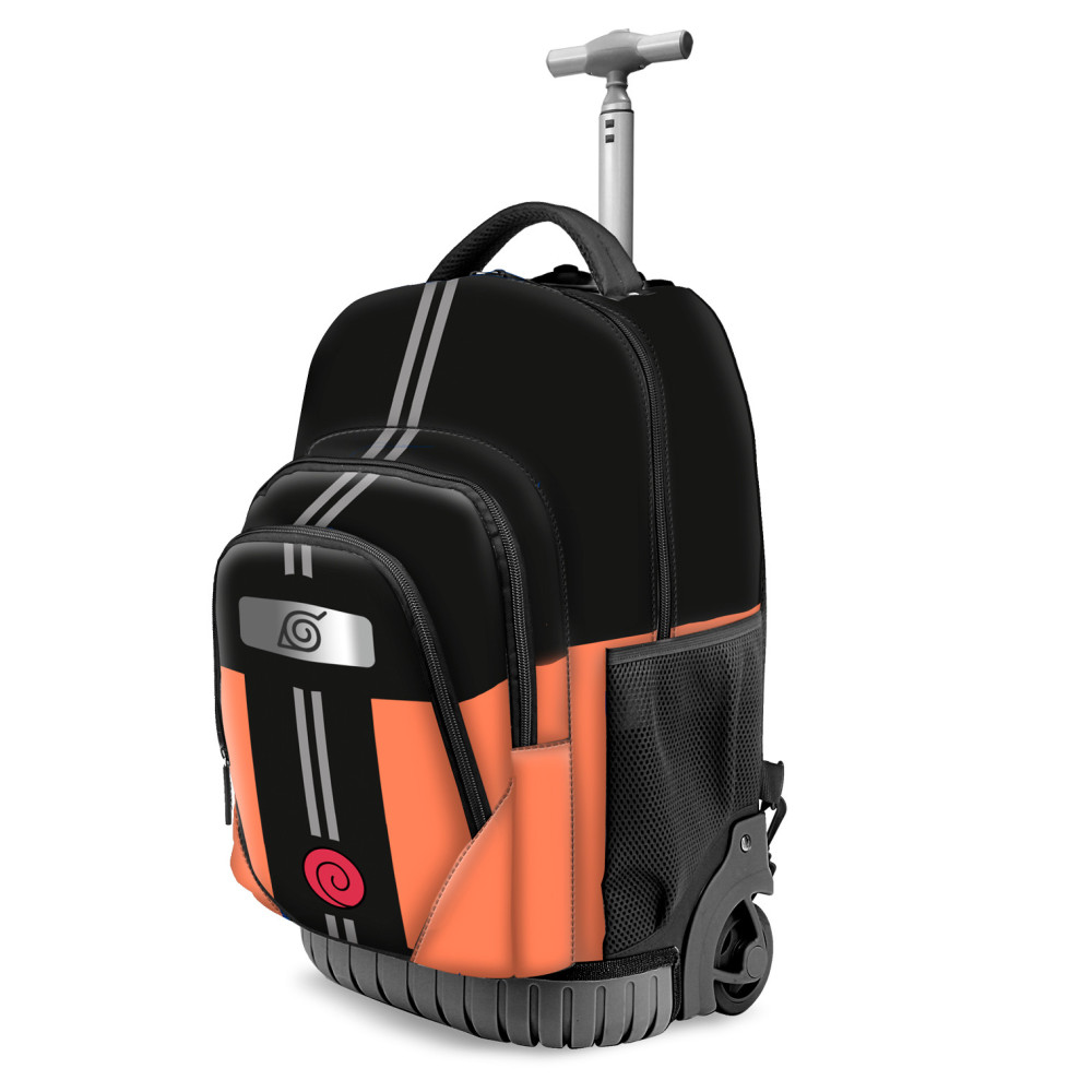 Mochila trolley Naruto cor de laranja