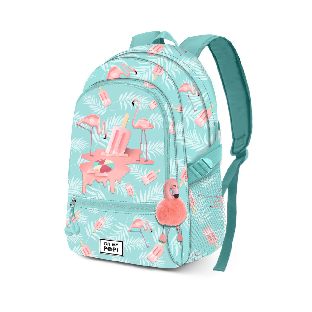 Oh My Pop! Mochila Turquesa Flamingo Gelado