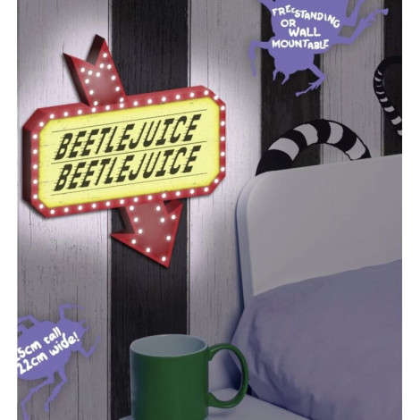 Candeeiro de cartaz Beetlejuice 22 x 25 cm