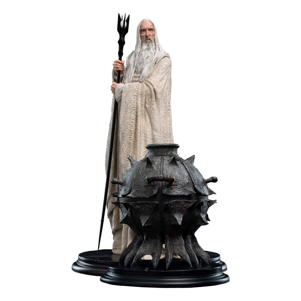 Figura de Saruman e o Fogo de Orthnac O Senhor dos Anéis