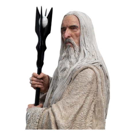 Figura de Saruman e o Fogo de Orthnac O Senhor dos Anéis