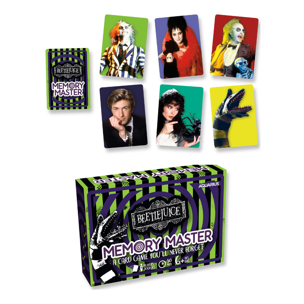 Jogo de cartas Beetlejuice Memory Master