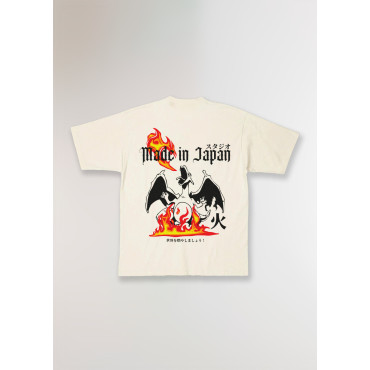 T-Shirt Pokémon Charizard Made In Japan