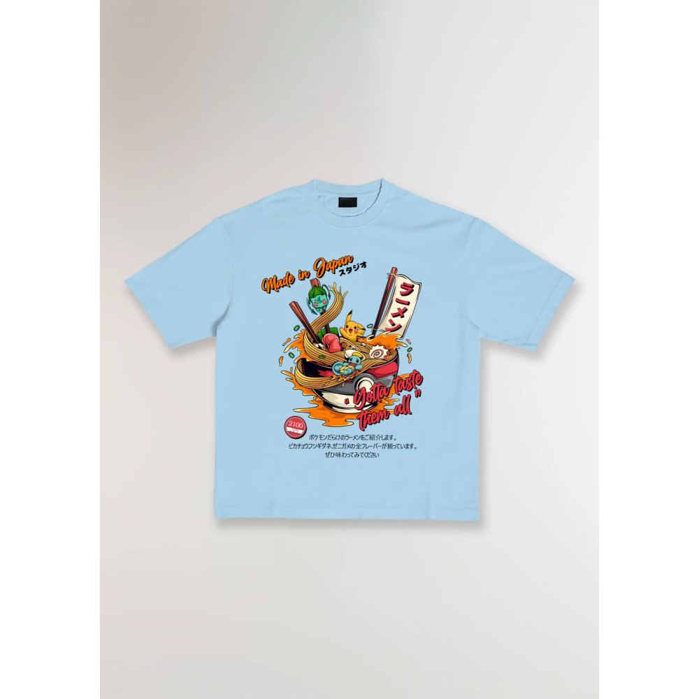 Taste Them All Pokemon Made In Japan T-Shirt (T-shirt)