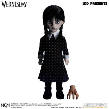 Wednesday Addams Mezco Toyz Bonecos Mortos-Vivos Figura