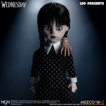 Wednesday Addams Mezco Toyz Bonecos Mortos-Vivos Figura