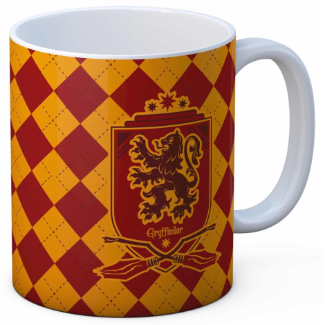 Caneca com emblema da Grifinória Harry Potter