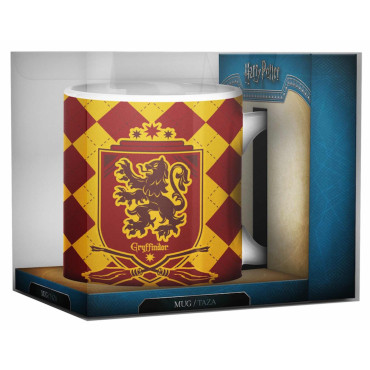 Caneca com emblema da Grifinória Harry Potter