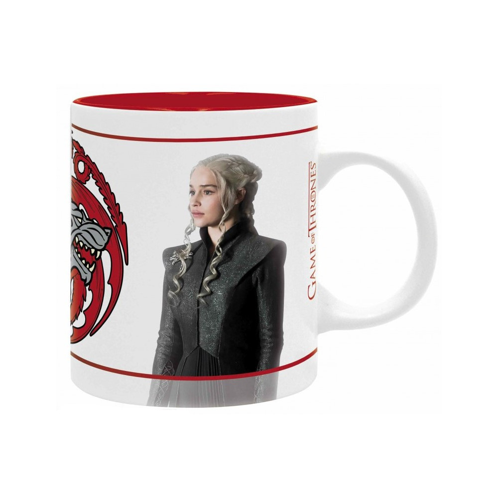 Caneca de Jon Snow e Daenerys de Game of Thrones