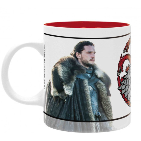 Caneca de Jon Snow e Daenerys de Game of Thrones