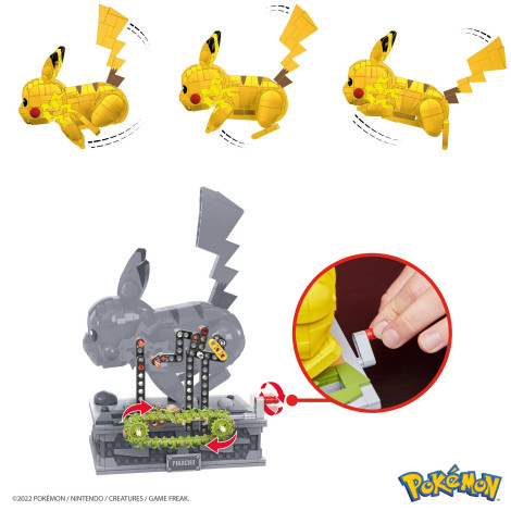 Kit de construção Pokémon Pikachu Mega construx