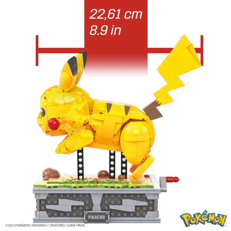 Kit de construção Pokémon Pikachu Mega construx