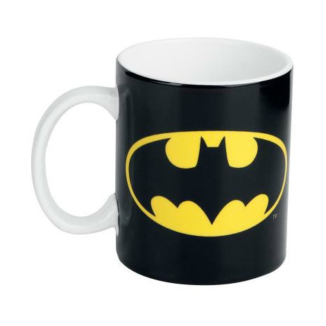 Caneca com o logotipo clássico do Batman