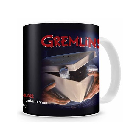 Caneca com poster do filme Gremlins