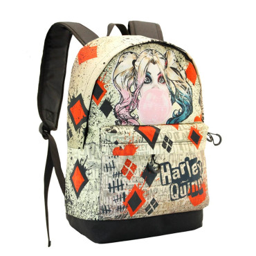 Mochila Harley Quinn Bege