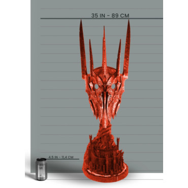 Capacete Sauron 1:1 com Torre Negra Pure Arts