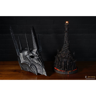 Capacete Sauron 1:1 com Torre Negra Pure Arts