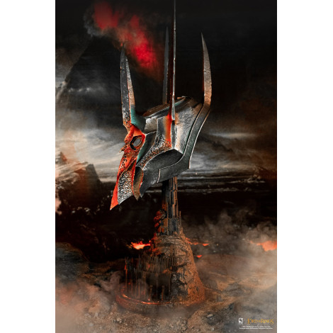 Capacete Sauron 1:1 com Torre Negra Pure Arts