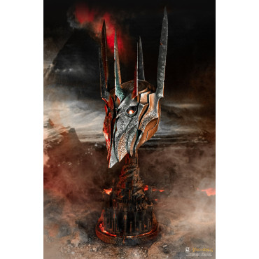 Capacete Sauron 1:1 com Torre Negra Pure Arts