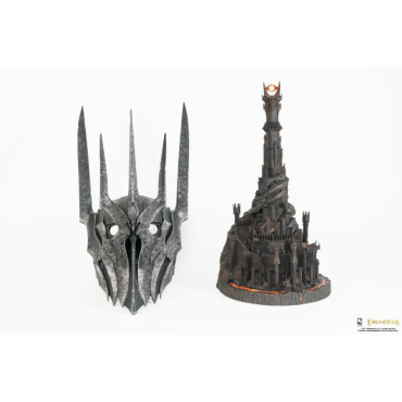 Capacete Sauron 1:1 com Torre Negra Pure Arts