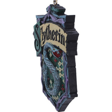 Ornamento de Natal Harry Potter Brasão de Slytherin